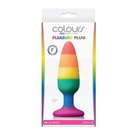 Colours Pride Edition Pleasure Plug Medium - Rainbow