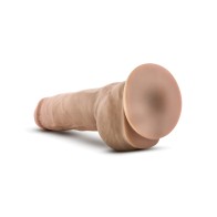 10-Inch Dual Density Realistic Dildo with Balls - Vanilla