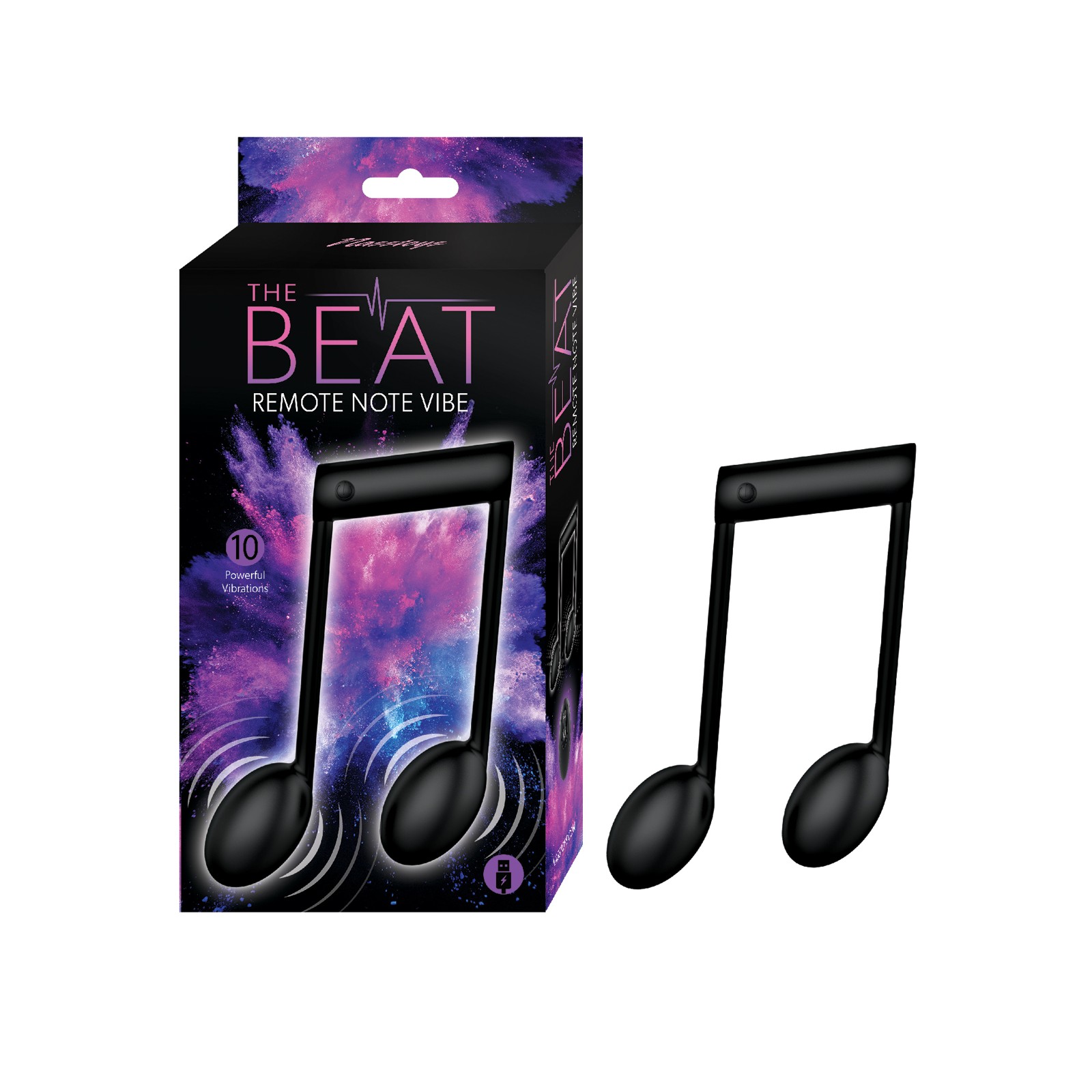 The Beat Remote Note Vibe Black | Symphony of Pleasure