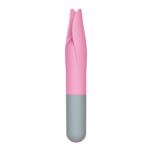 Estimulador Clitorial Cherry Flicker de Rock Candy - Rosa/Gris