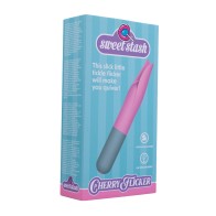 Rock Candy Cherry Flicker Clit Tickler - Pink/Grey