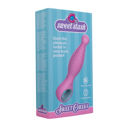 Rock Candy Sweet Cheeks Tapered Anal Vibe Pink for Beginners