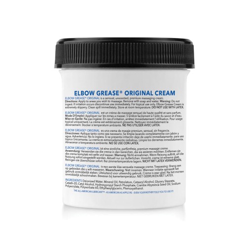 Elbow Grease Cream 3.4 oz Travel Size