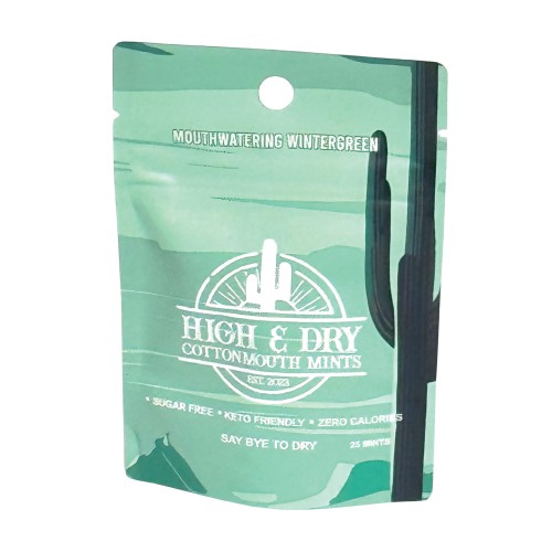 High and Dry Cottonmouth Mints Pack of 25 Wintergreen