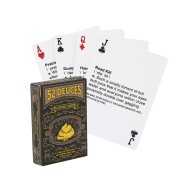 Cartas de Juego 52 Deuces con Tema de Popó