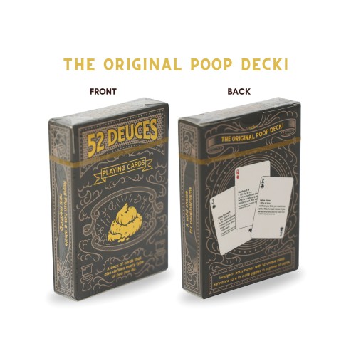 52 Deuces Poop-Themed Playing Cards