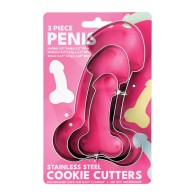 Set de Cortadores de Galletas 3 pc Pene