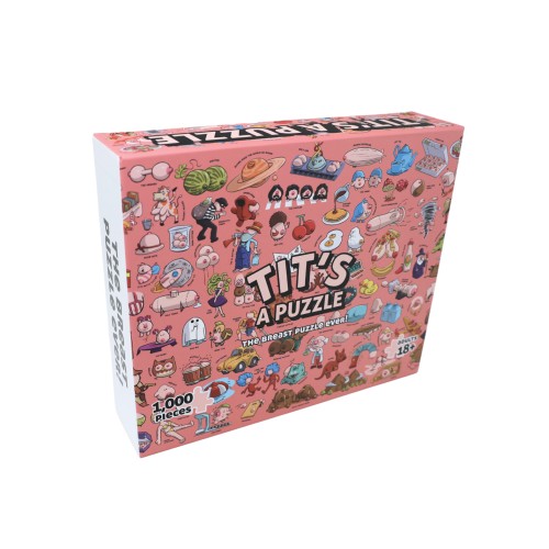 Tit’s A Puzzle 1000 Piece - Fun & Cheeky Gift