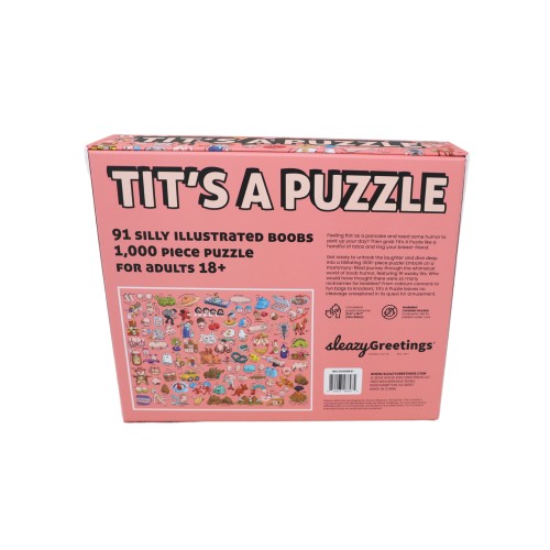 Tit’s A Puzzle 1000 Piece - Fun & Cheeky Gift