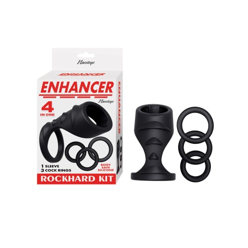 Kit Enhancer Rockhard 4 En Uno - Eleva tu Rendimiento