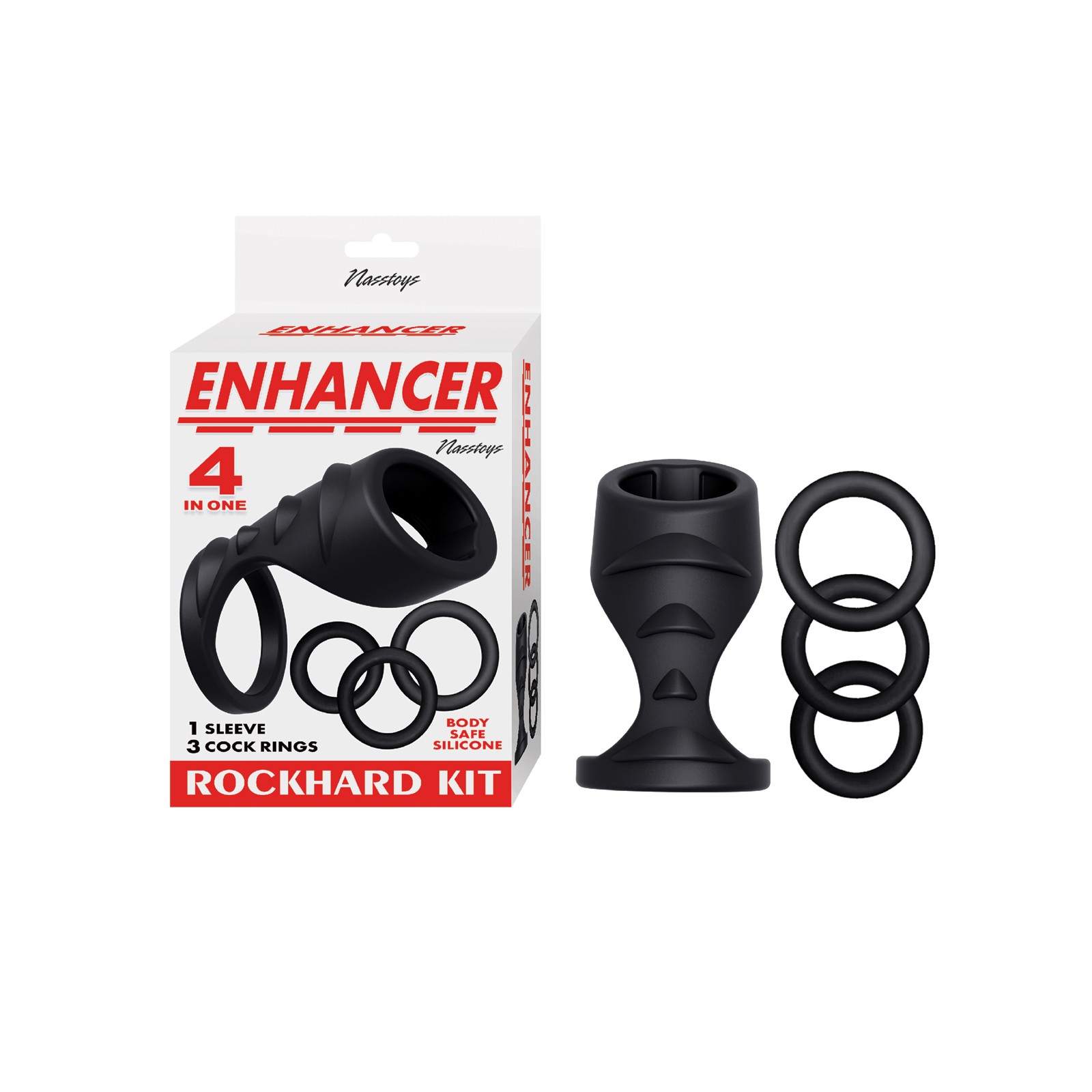 Kit Enhancer Rockhard 4 En Uno - Eleva tu Rendimiento