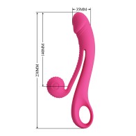 Conejito de Amor Romance Beau Snail Rosa Fucsia