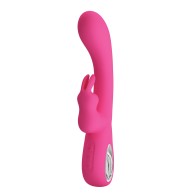 Pretty Love Novak Vibrador Conejo con Asa - Rosa