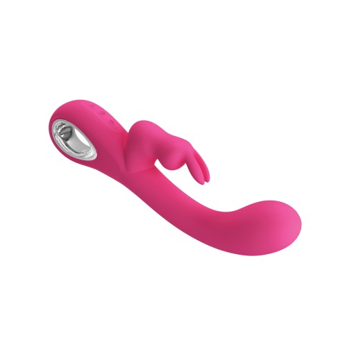 Pretty Love Novak Rabbit Vibrator with Handle - Pink