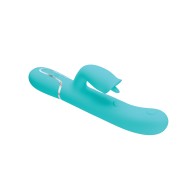 Pretty Love Gigi 3 in 1 Rabbit Vibrator - Aqua