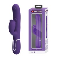 Pretty Love Gigi 3 in 1 Rabbit Vibrator Purple