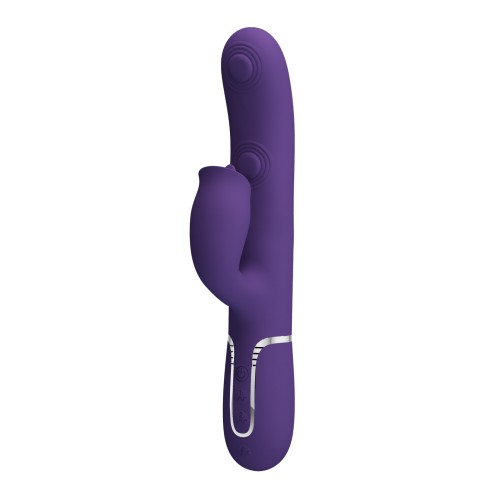 Pretty Love Gigi 3 in 1 Rabbit Vibrator Purple