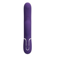 Pretty Love Gigi Vibrador Conejito 3 en 1 Morado