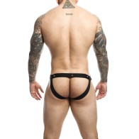 Jockstrap Dngeon Snap - Atrevido Cebra Negra/Blanca