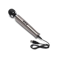 Le Wand Die Cast Rechargeable Vibrating Massager Silver