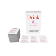 Juego Drink If... Para Parejas