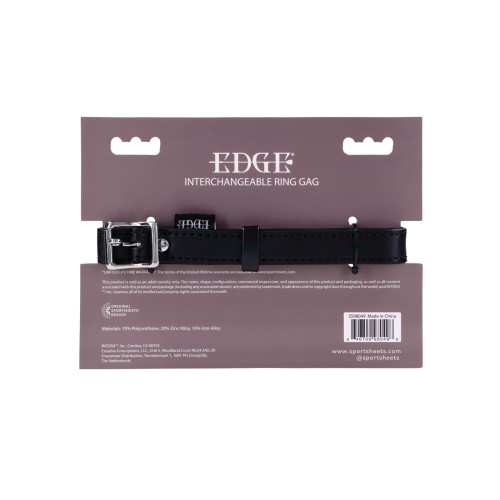 Buy Edge Interchangeable Ring Gag - Black