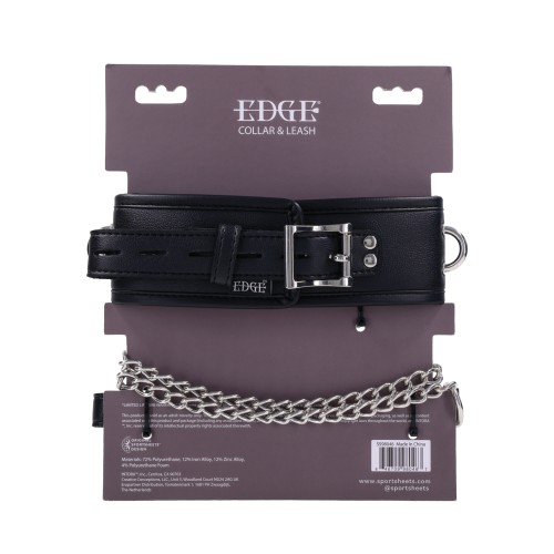 Edge Collar and Leash - Black