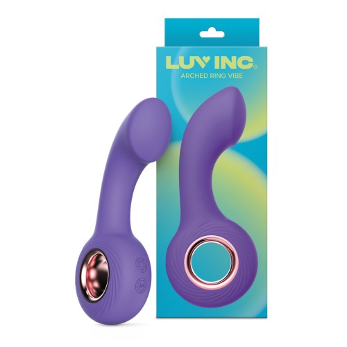 Vibrador con Anillo Curvado Luv Inc. para Estimulación del Punto G