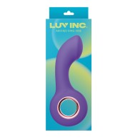 Vibrador con Anillo Curvado Luv Inc. para Estimulación del Punto G