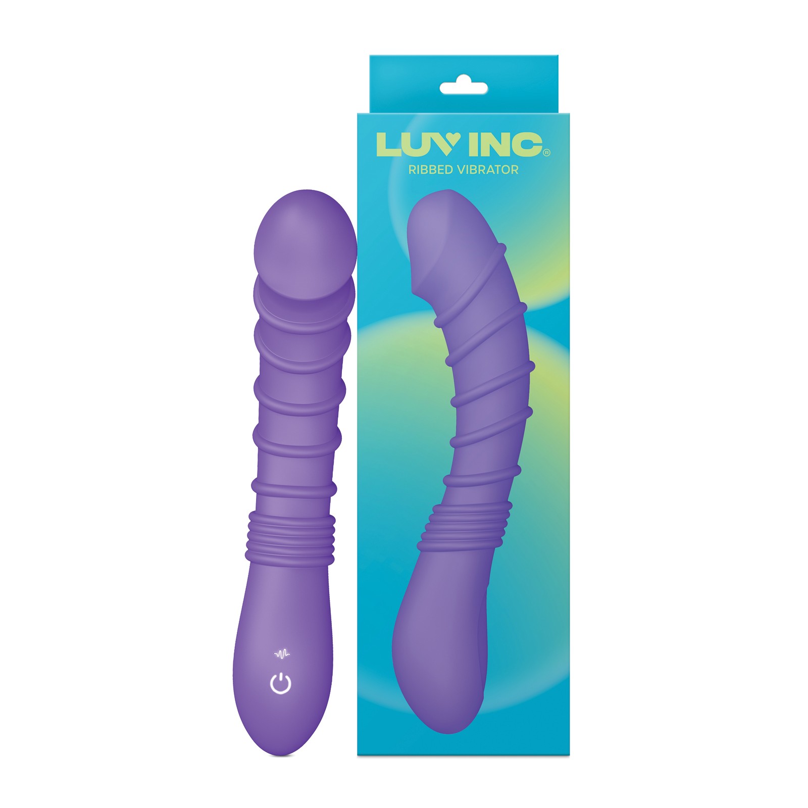 Vibrador Estriado Punto G Luv Inc. Púrpura