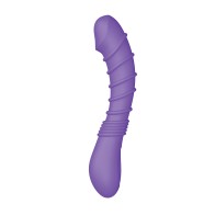 Vibrador Estriado Punto G Luv Inc. Púrpura