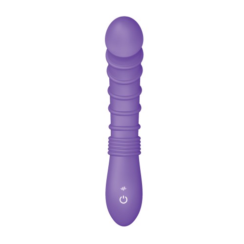 Luv Inc Ribbed G-Spot Vibrator Purple