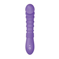 Vibrador Estriado Punto G Luv Inc. Púrpura