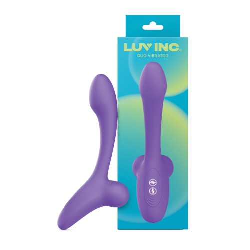 Luv Inc Vibrador Dúo Poseable Púrpura