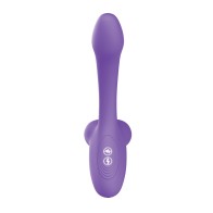 Luv Inc Poseable Duo Vibrator Purple