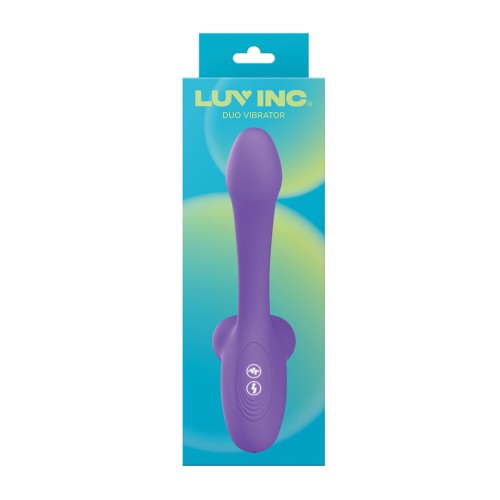 Luv Inc Vibrador Dúo Poseable Púrpura