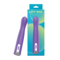 Luv Inc G-Spot Vibrator with Moving Beads Purple