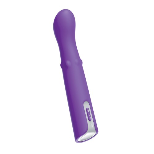 Luv Inc G-Spot Vibrator with Moving Beads Purple