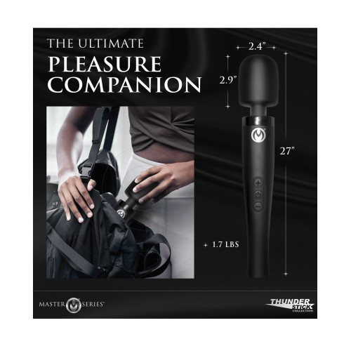 Master Series Thunderstick Pro Wand Massager Black