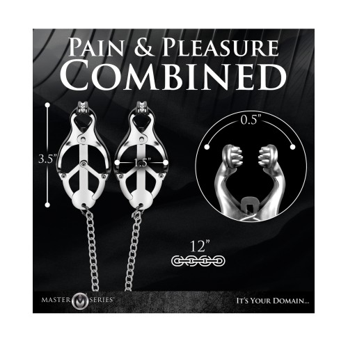 Tyrant Spiked Clover Nipple Clamps - Maximum Intensity