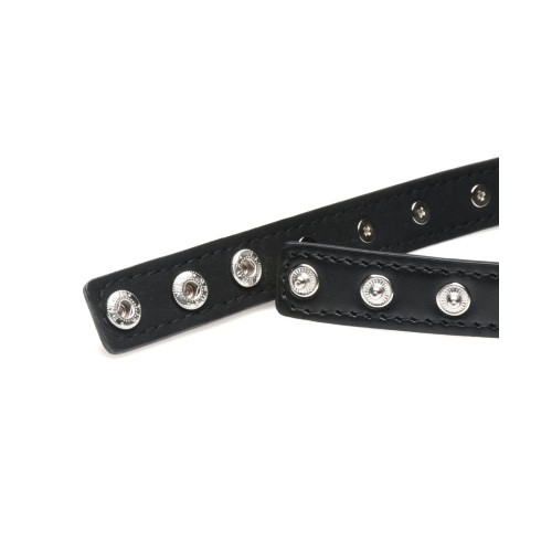 Master Series Spiked Heart Choker - Black