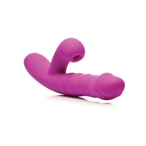 Vibrador Conejito con Movimiento y Succión Bang! - Púrpura