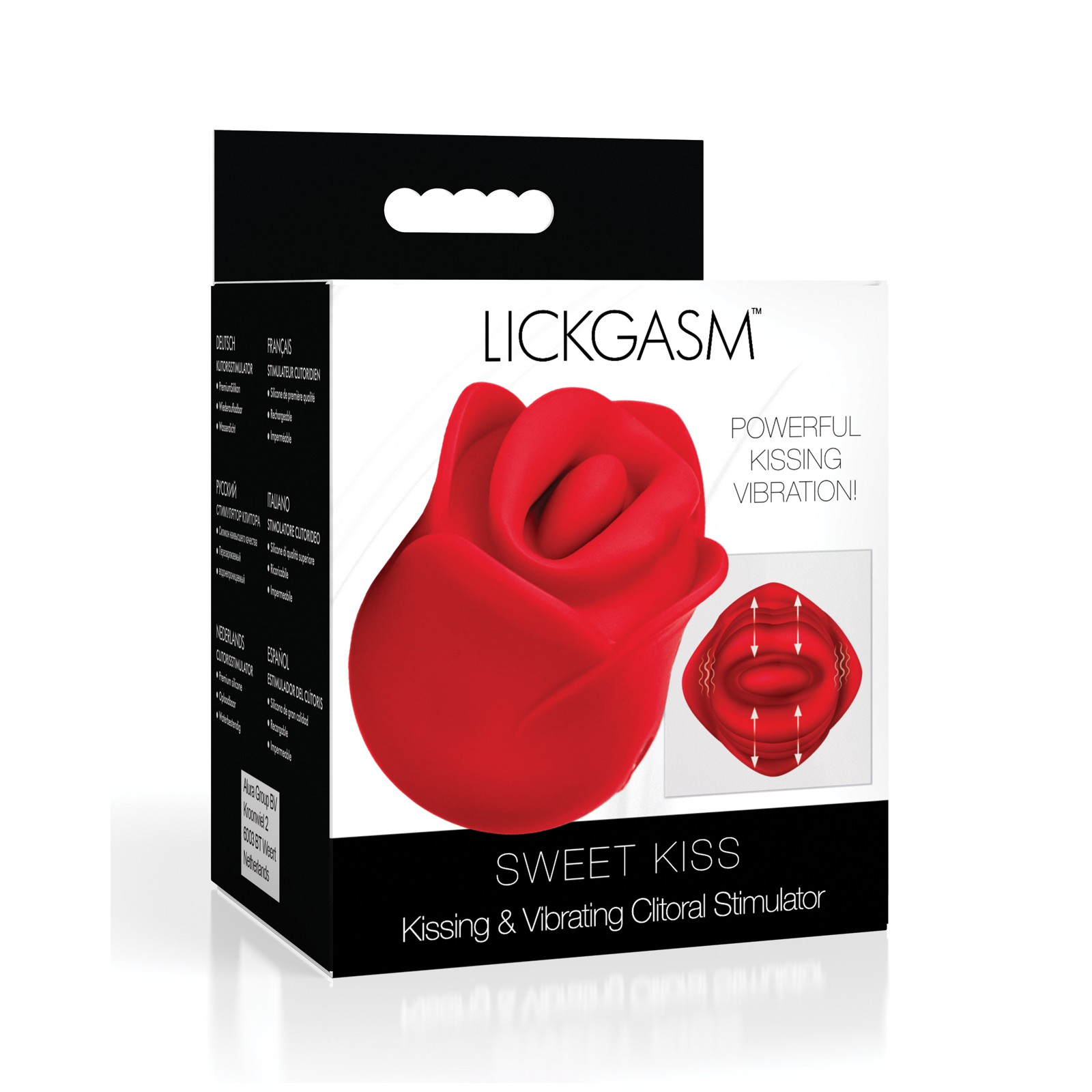 Lickgasm Sweet Kiss para Placer Besador y Vibrante