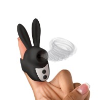 Shegasm Sucky Bunny Clit Stimulator Black