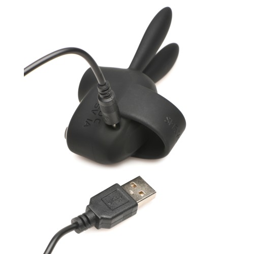 Shegasm Sucky Bunny Clit Stimulator Black