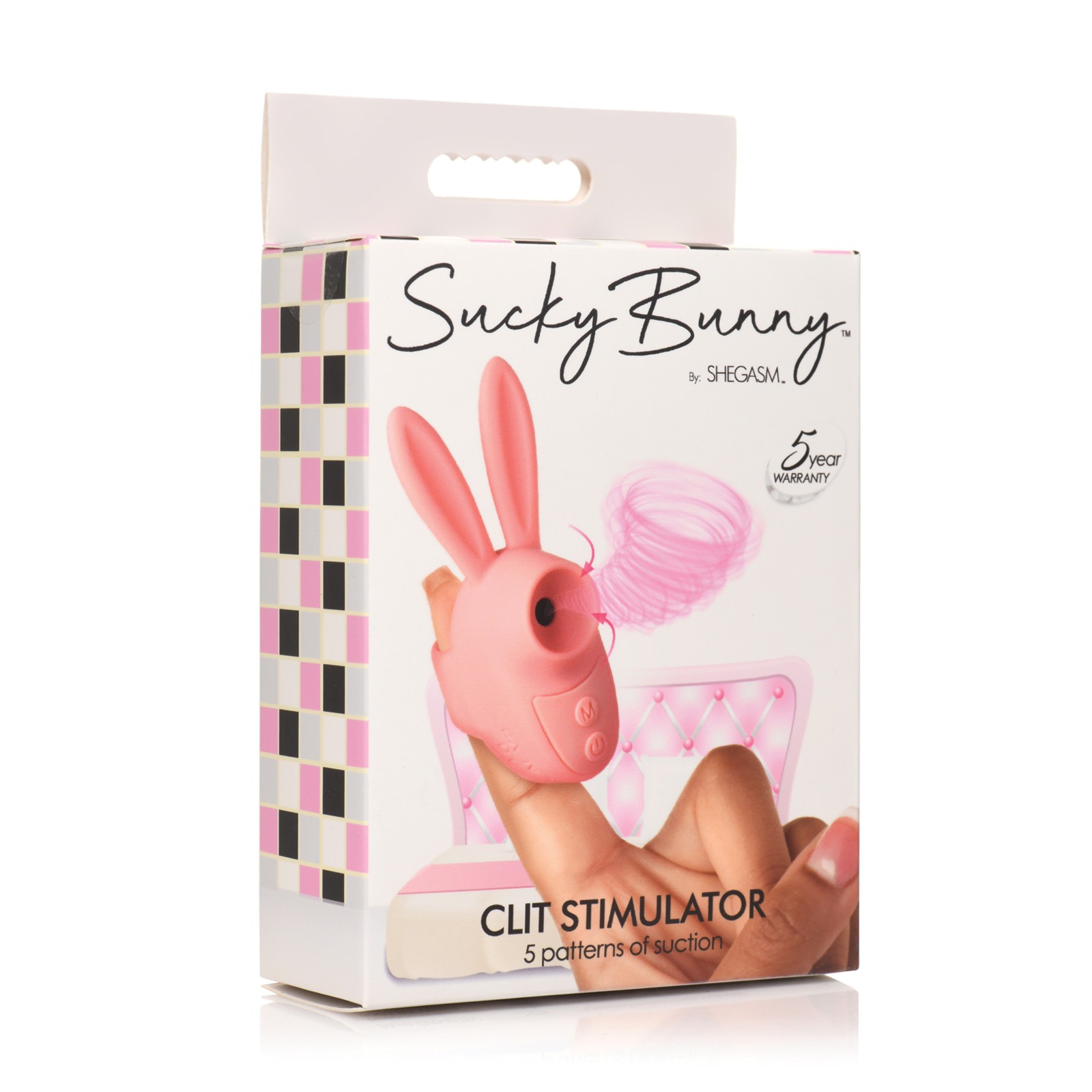 Estimulador Clitoriano Shegasm Sucky Bunny - Rosa