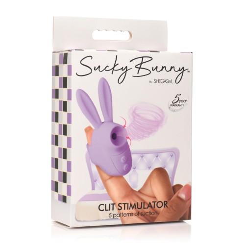 Estimulador de Clítoris Sucky Bunny Shegasm - Púrpura para Máximo Placer