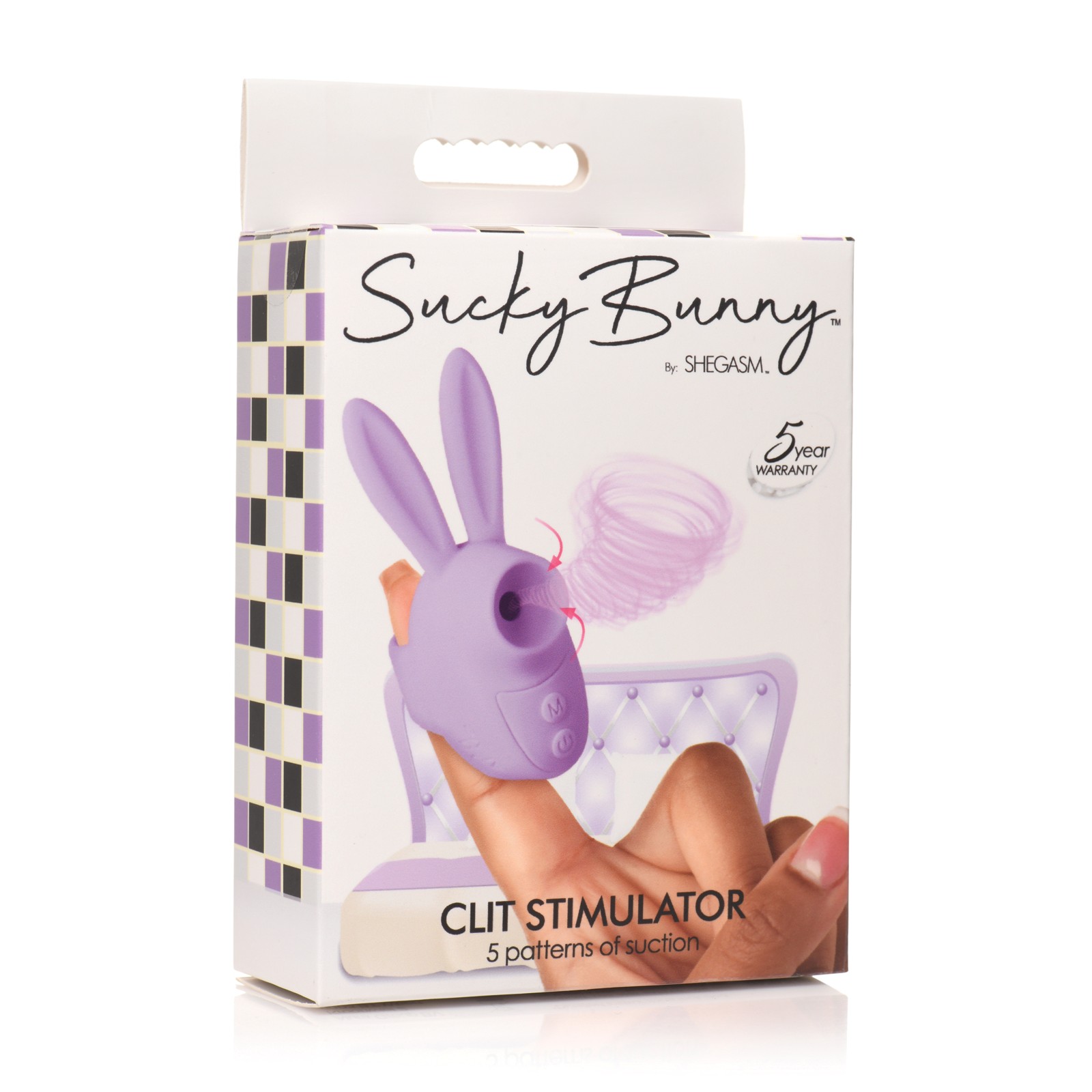 Shegasm Sucky Bunny Clit Stimulator - Purple for Ultimate Pleasure