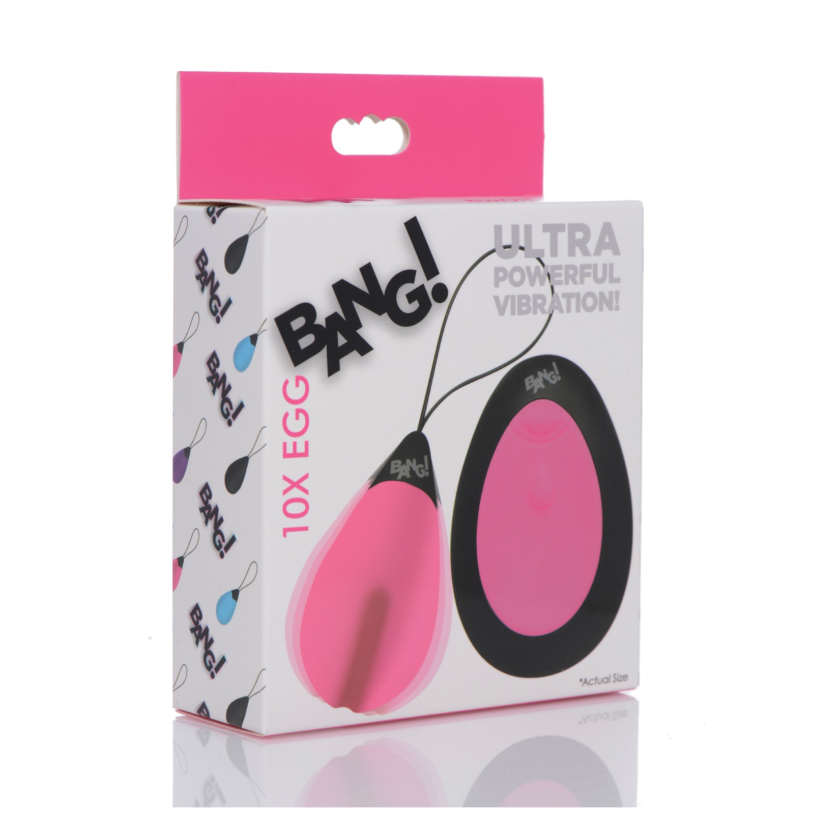 Bang 10X Silicone Vibrating Egg Pink