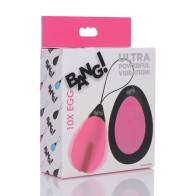 Bang 10X Silicone Vibrating Egg Pink